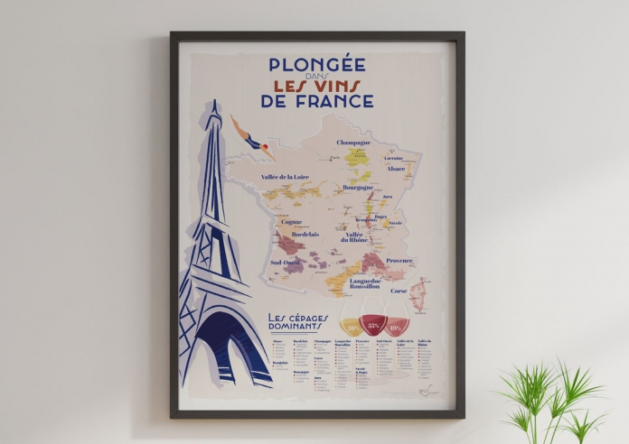 Carte des Vins Plongée dans les Vins de France